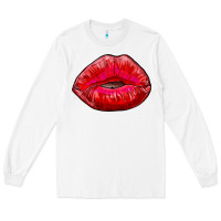 White kiss Long Sleeve Tee - AdoDesignShop