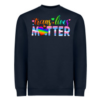 Navy trans lives matter Heavyweight Sweatshirt - HRA Design Shop