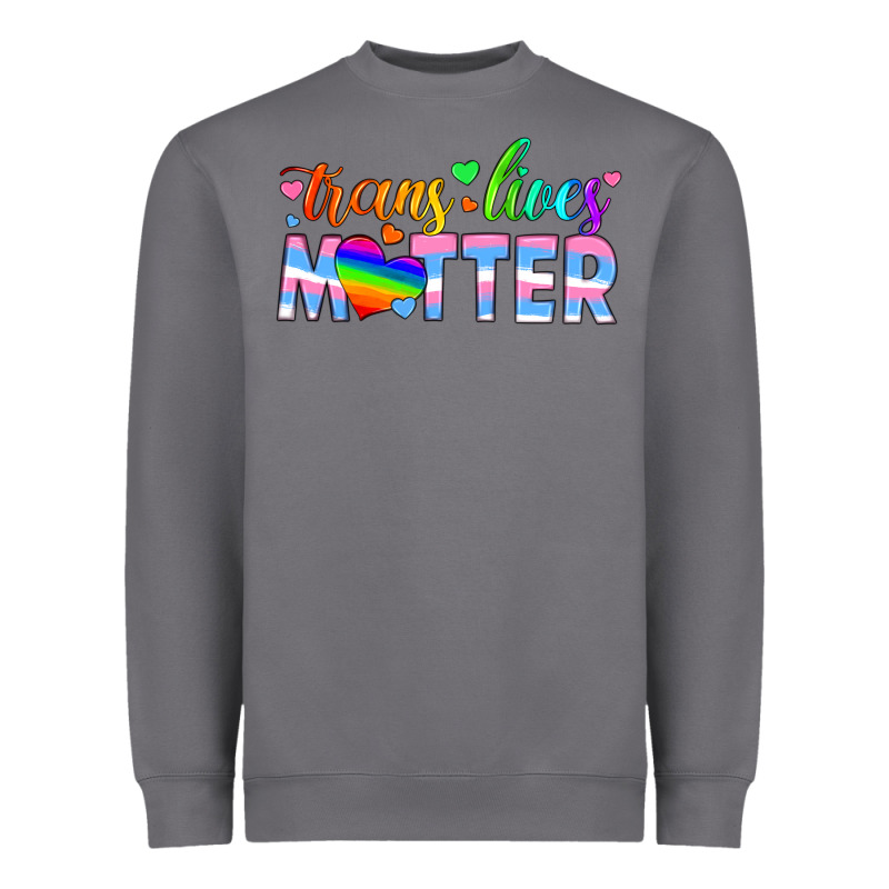 Trans Lives Matter Heavyweight Sweatshirt by HRA Design Shop | Teevron