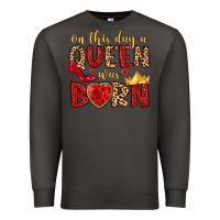Smoke on this day a queen was born Premium Sweatshirt - MaliasSmallBusiness