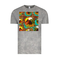 Cloud Rock desert horse seamless patern Vintage Tee - HRA Design Shop
