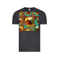 Desert Horse Seamless Patern Vintage Tee | Teevron