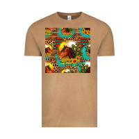 Vintage Camel desert horse seamless patern Vintage Tee - HRA Design Shop