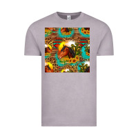 Vintage Zinc desert horse seamless patern Vintage Tee - HRA Design Shop