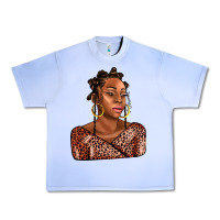 Grape Ice afro woman Urban Heavy Tee - AdoDesignShop