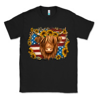 Black 4th of july shaggy cow Classic Tee - Jasminsmagicworld