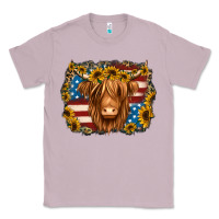 Lilac 4th of july shaggy cow Classic Tee - Jasminsmagicworld
