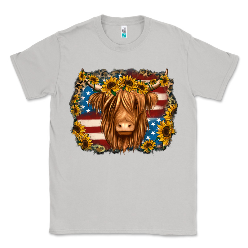 4th Of July Shaggy Cow Classic Tee by Jasminsmagicworld | Teevron