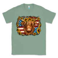 Sage 4th of july shaggy cow Classic Tee - Jasminsmagicworld