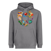 Storm teacher heart custom Heavyweight Hoodie - NancyCooperArtShop