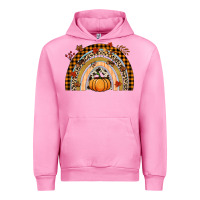 Fuchsia Pink Fall rainbow pumpkin Urban Hoodie - NancyCooperArtShop