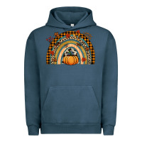 Pigment Midnight Navy Fall rainbow pumpkin Urban Hoodie - NancyCooperArtShop