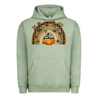 Pigment Oil Green Fall rainbow pumpkin Urban Hoodie - NancyCooperArtShop