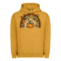 Pigment Peanut Butter Fall rainbow pumpkin Urban Hoodie - NancyCooperArtShop