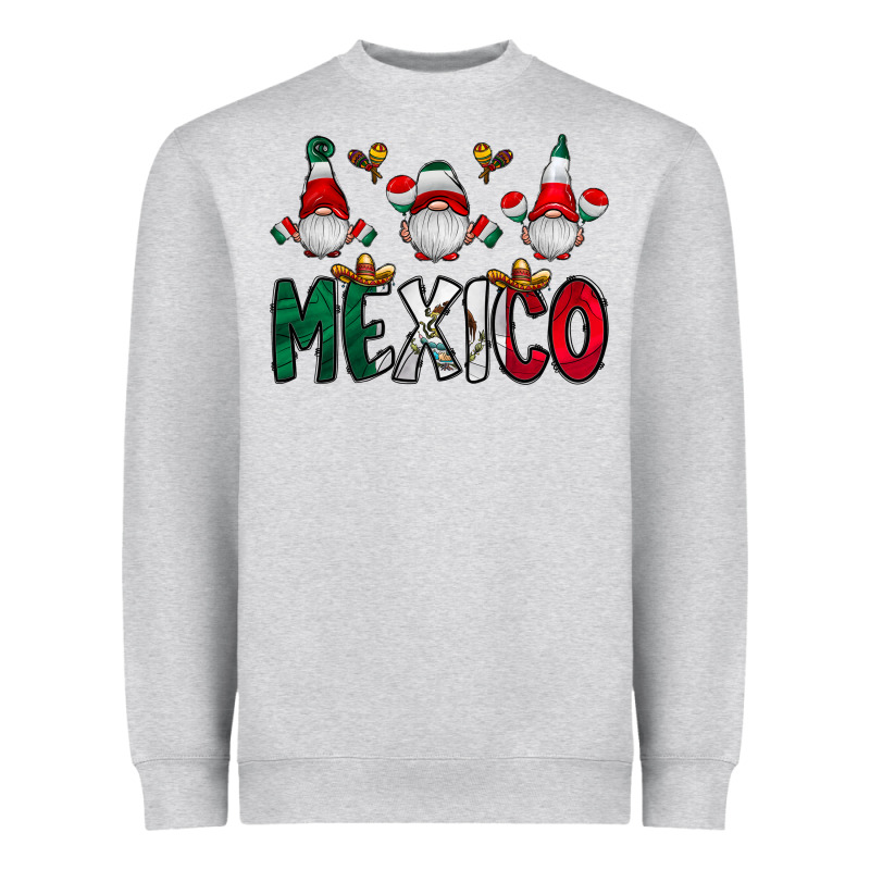 Mexico Gnome Heavyweight Sweatshirt by CowhideDigitalArt | Teevron