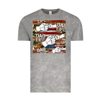 Cloud Rock dad life fist bump seamless pattern Vintage Tee - HRA Design Shop