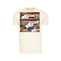 Vintage Arctic dad life fist bump seamless pattern Vintage Tee - HRA Design Shop