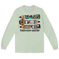 Matcha western pencils teach love inspire Long Sleeve Tee - JahusDesignShop