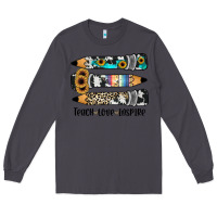 Smoke western pencils teach love inspire Long Sleeve Tee - JahusDesignShop