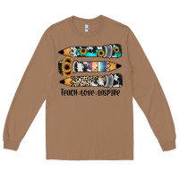 Toasted Coconut western pencils teach love inspire Long Sleeve Tee - JahusDesignShop
