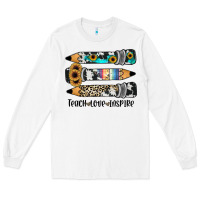 White western pencils teach love inspire Long Sleeve Tee - JahusDesignShop
