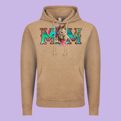 Mom Horse Vintage Hoodie Designed By Zillion Design Studio