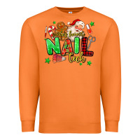 Carrot santas favorite nail tech Premium Sweatshirt - MaliasSmallBusiness