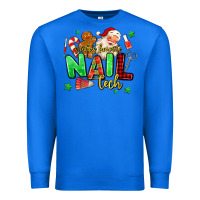 True Royal santas favorite nail tech Premium Sweatshirt - MaliasSmallBusiness