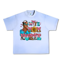 Grape Ice afro wife mom nurse Urban Heavy Tee - AdoDesignShop
