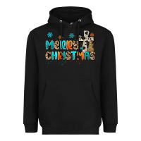Black western merry christmas Heavyweight Hoodie - MaliasSmallBusiness