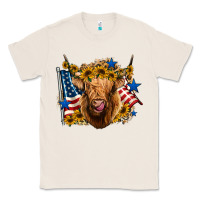 Natural 4th of july shaggy cow leopard background Classic Tee - Jasminsmagicworld
