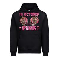 Black in october we wear pink skeleton Urban Hoodie - texasbilliewilder