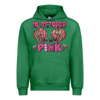 Emerald in october we wear pink skeleton Urban Hoodie - texasbilliewilder