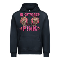 Navy in october we wear pink skeleton Urban Hoodie - texasbilliewilder