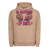 Pigment Burro in october we wear pink skeleton Urban Hoodie - texasbilliewilder