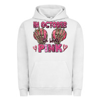 Pigment Lunar Rock in october we wear pink skeleton Urban Hoodie - texasbilliewilder