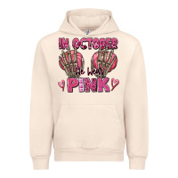 Sandshell in october we wear pink skeleton Urban Hoodie - texasbilliewilder
