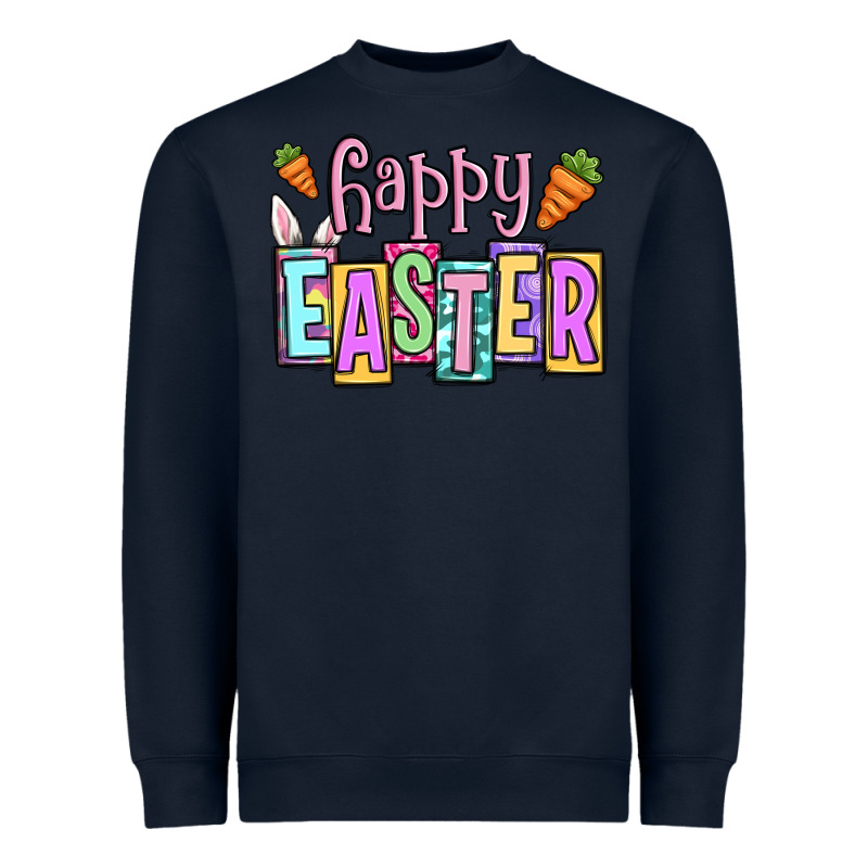 Easter Day Happy Easter Heavyweight Sweatshirt by OliviaCreatesArt | Teevron