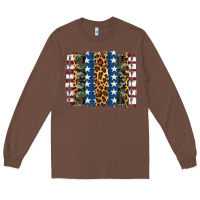 Chestnut usa army pattern brushstroke Long Sleeve Tee - Artiststas