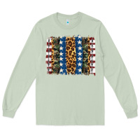 Matcha usa army pattern brushstroke Long Sleeve Tee - Artiststas