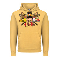Vintage Mustard mom of both baseball and softball messy bun Vintage Hoodie - Zillion Design Studio