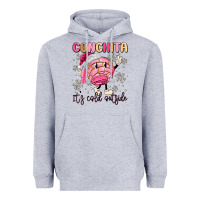 Heather Grey conchita it's cold outside Heavyweight Hoodie - MaliasSmallBusiness