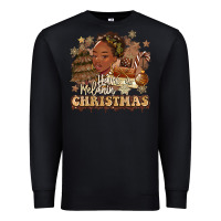 Black have a melanin christmas  black woman Premium Sweatshirt - MaliasSmallBusiness