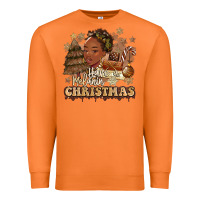 Carrot have a melanin christmas  black woman Premium Sweatshirt - MaliasSmallBusiness