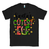 Black santas cutest elf Classic Tee - CowhideDigitalArt
