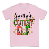 Bubblegum Pink santas cutest elf Classic Tee - CowhideDigitalArt