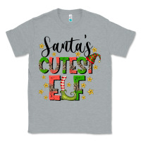 Heather Grey santas cutest elf Classic Tee - CowhideDigitalArt