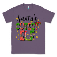 Lavender santas cutest elf Classic Tee - CowhideDigitalArt