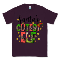 Plum santas cutest elf Classic Tee - CowhideDigitalArt