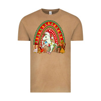 Vintage Camel Christmas Unicorn Rainbow Vintage Tee - FaDigitalArtStudio